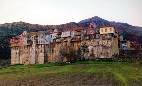 Kloster Ivíron auf dem Athos heute