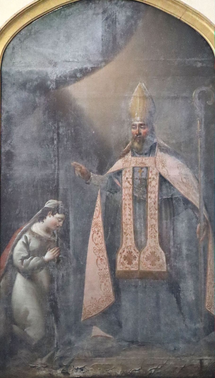 Solla: Eutropius segnet Estella, 1818, in der Kathedrale in Saintes