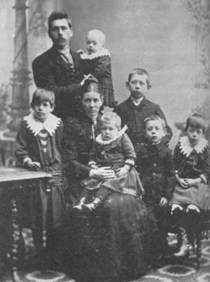 klassische Familie, um 1910
