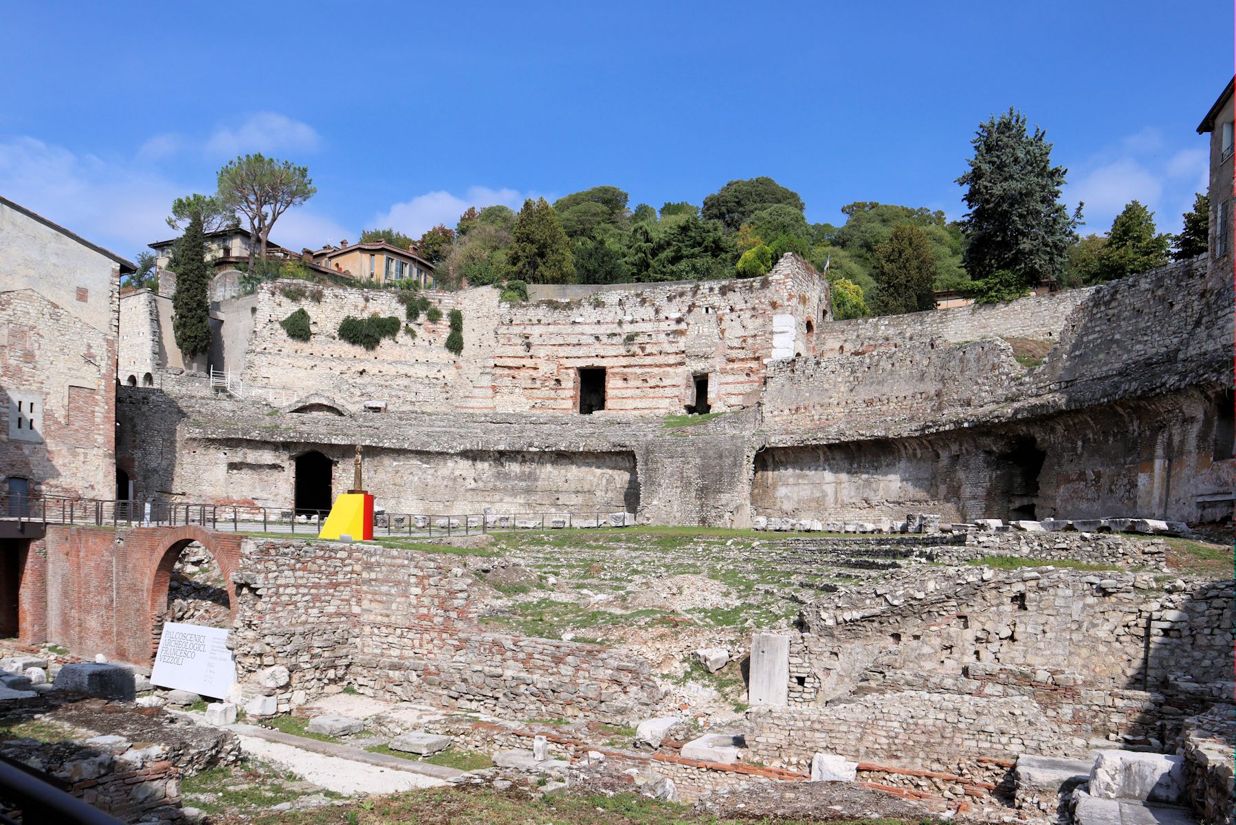 Ruine des Amphitheaters in Brescia