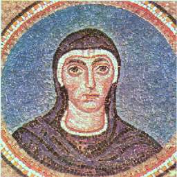 Felicitas, Mosaik im Erzbischöflichen Museum in Ravenna