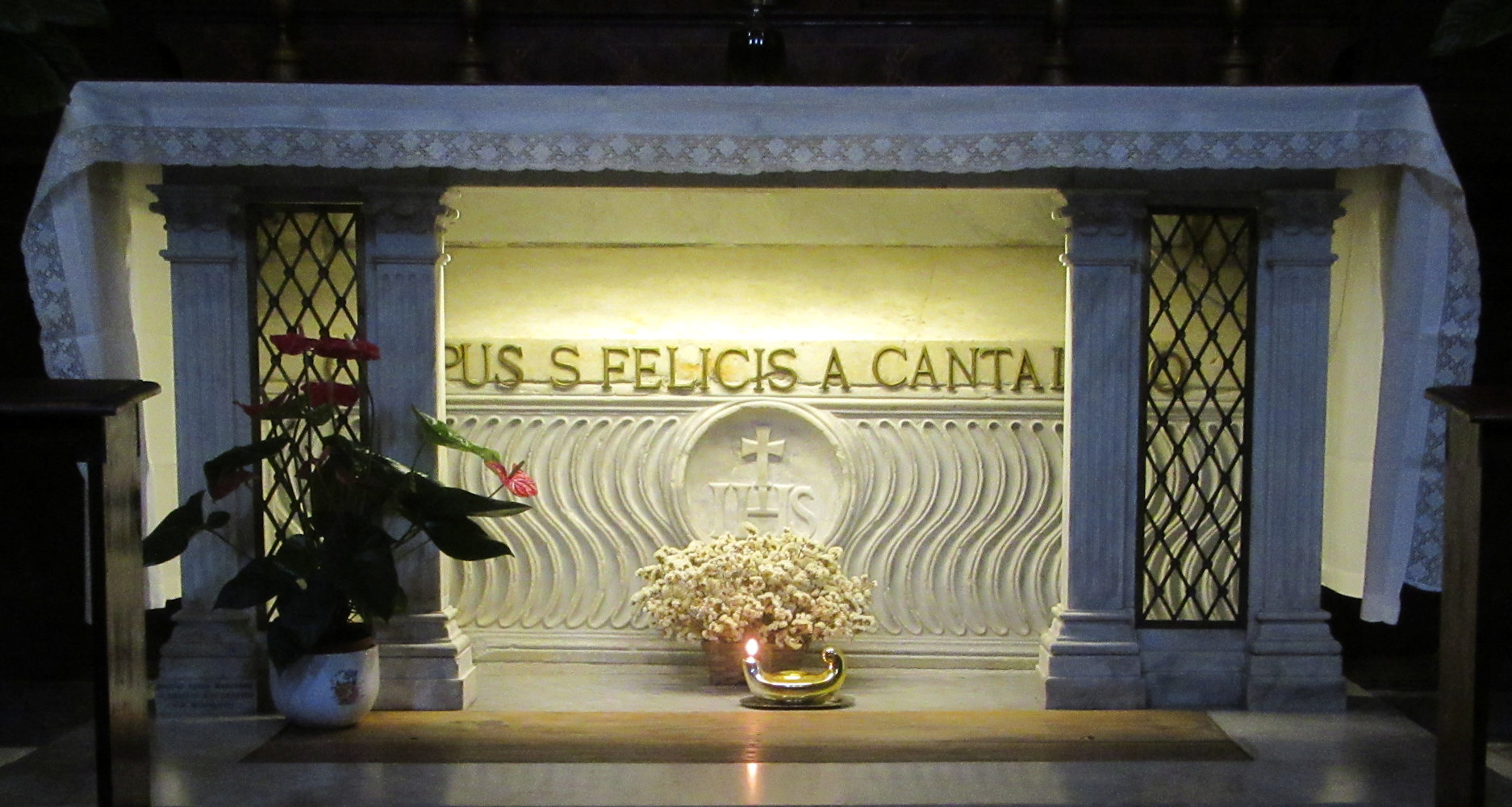 Felix' Sarg in der Kirche Santa Maria della Concezione in Rom