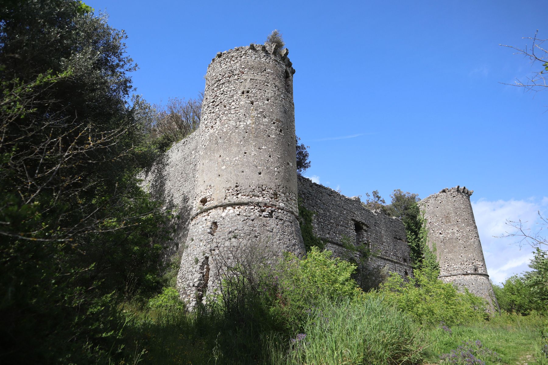 Kastell oberhalb von Alvignano