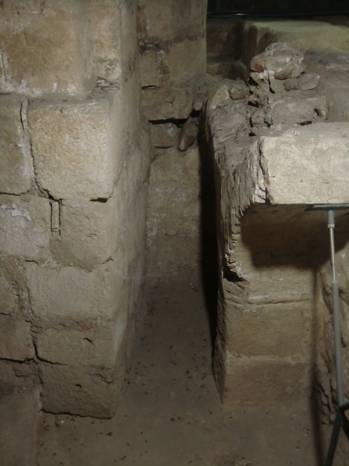 Die Krypta der Bischöfe, in den Ausgrabungen unter der Basilika Santa Eulalia in Mérida
