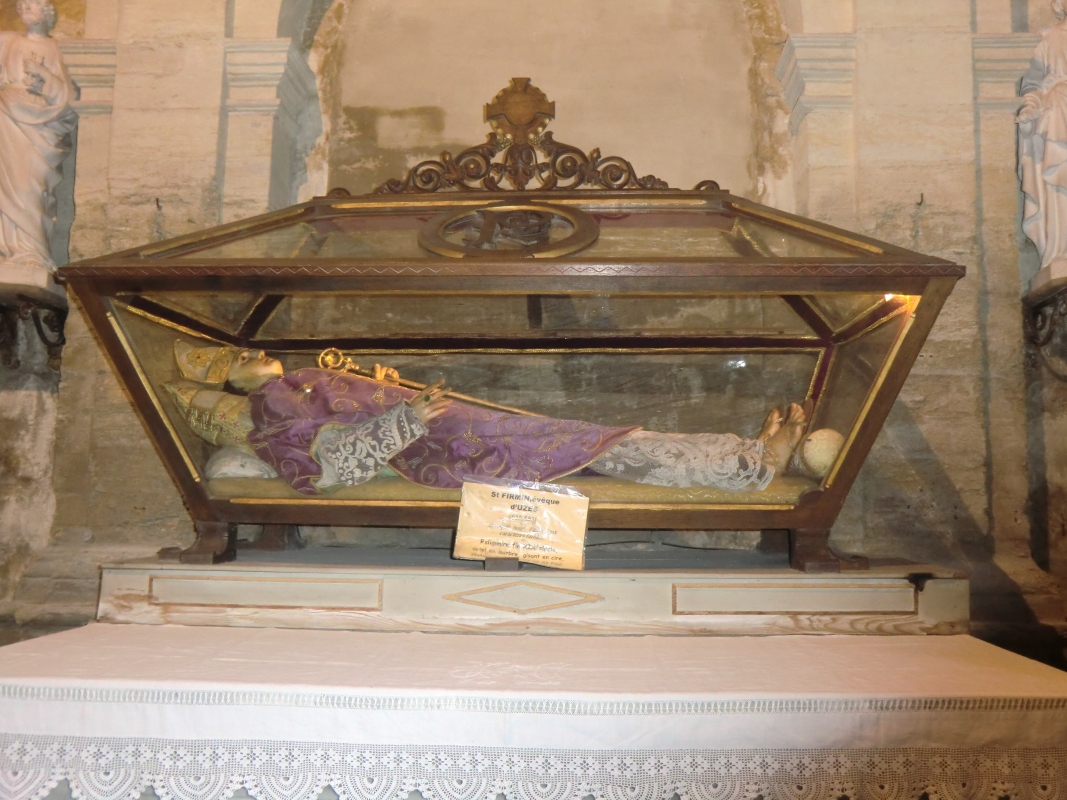 Firminus' Reliquienschrein in der Kathedrale in Uzès
