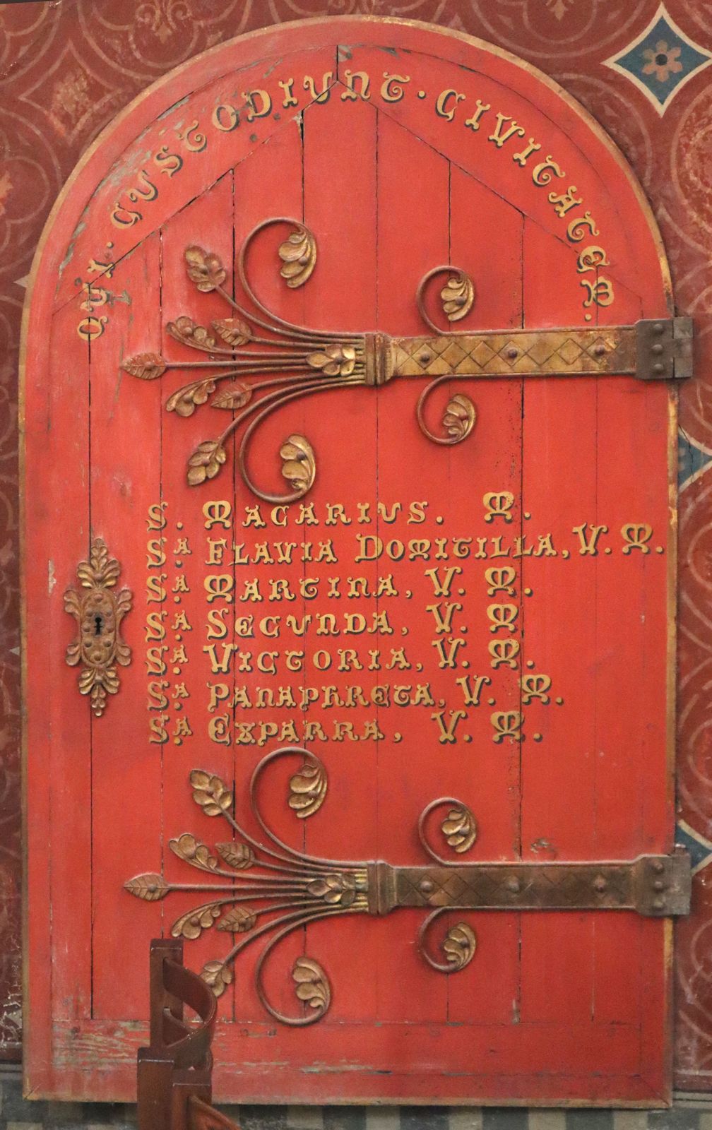Kasten mit den Reliquien von Flavia Domitilla und anderen in der Kathedrale in Limoges