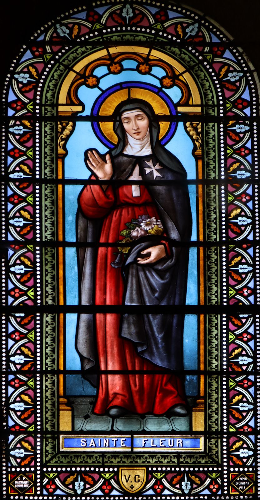 Glasfenster in der Pfarrkirche in Issendolus