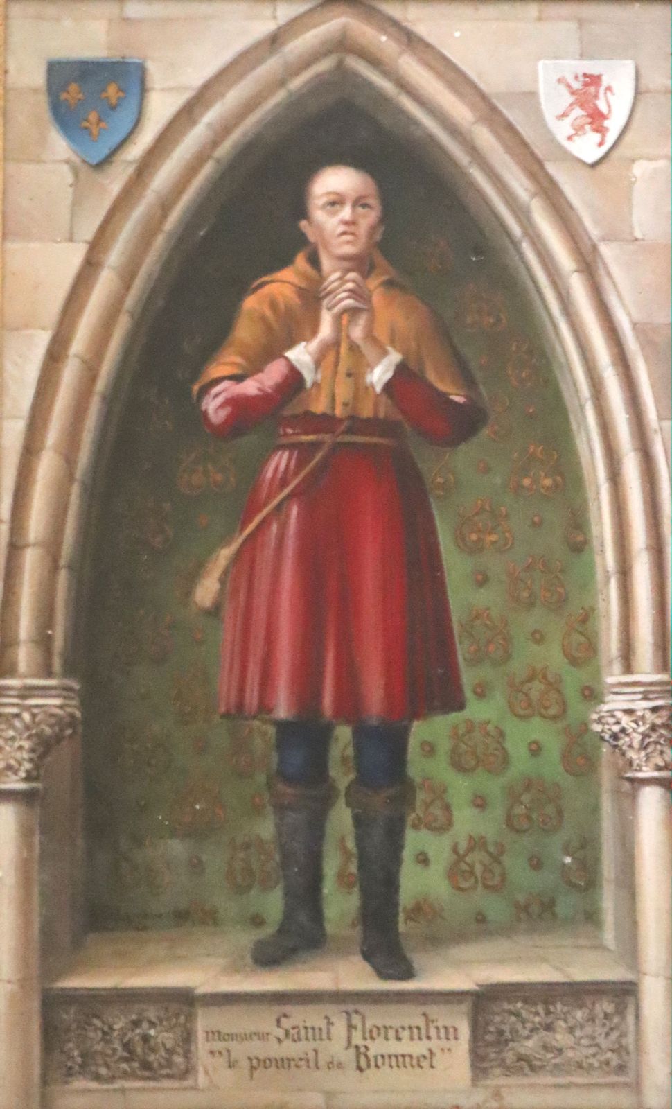 Bild in der Pfarrkirche in Bonnet