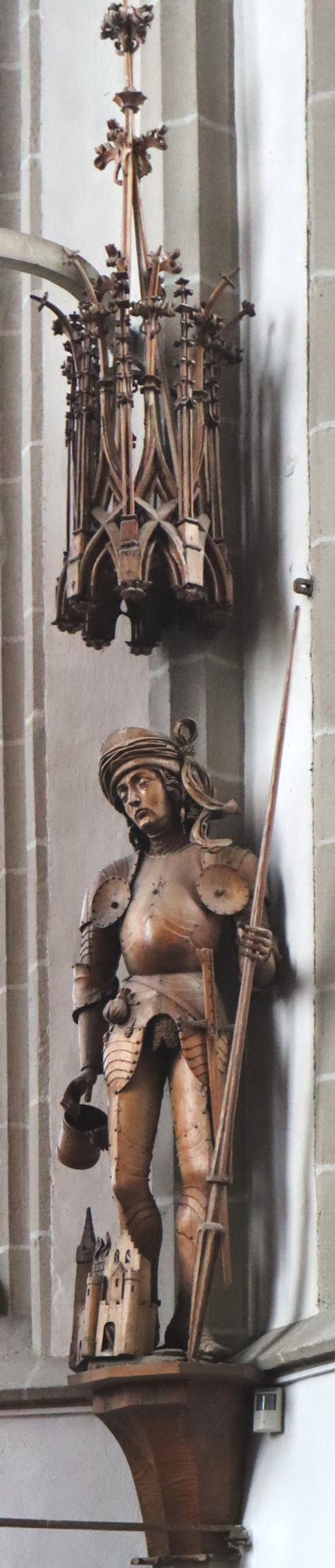 Lindenholz-Statue, um 1493, in der Kirche in Kefermarkt im Mühlviertel
