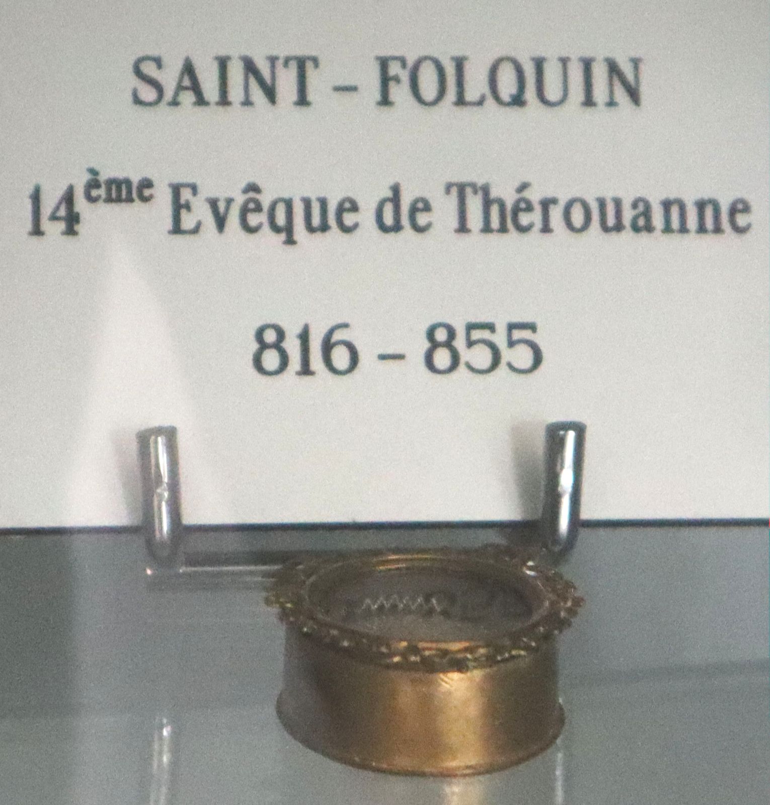 Reliquie in der Pfarrkirche in Thérouanne