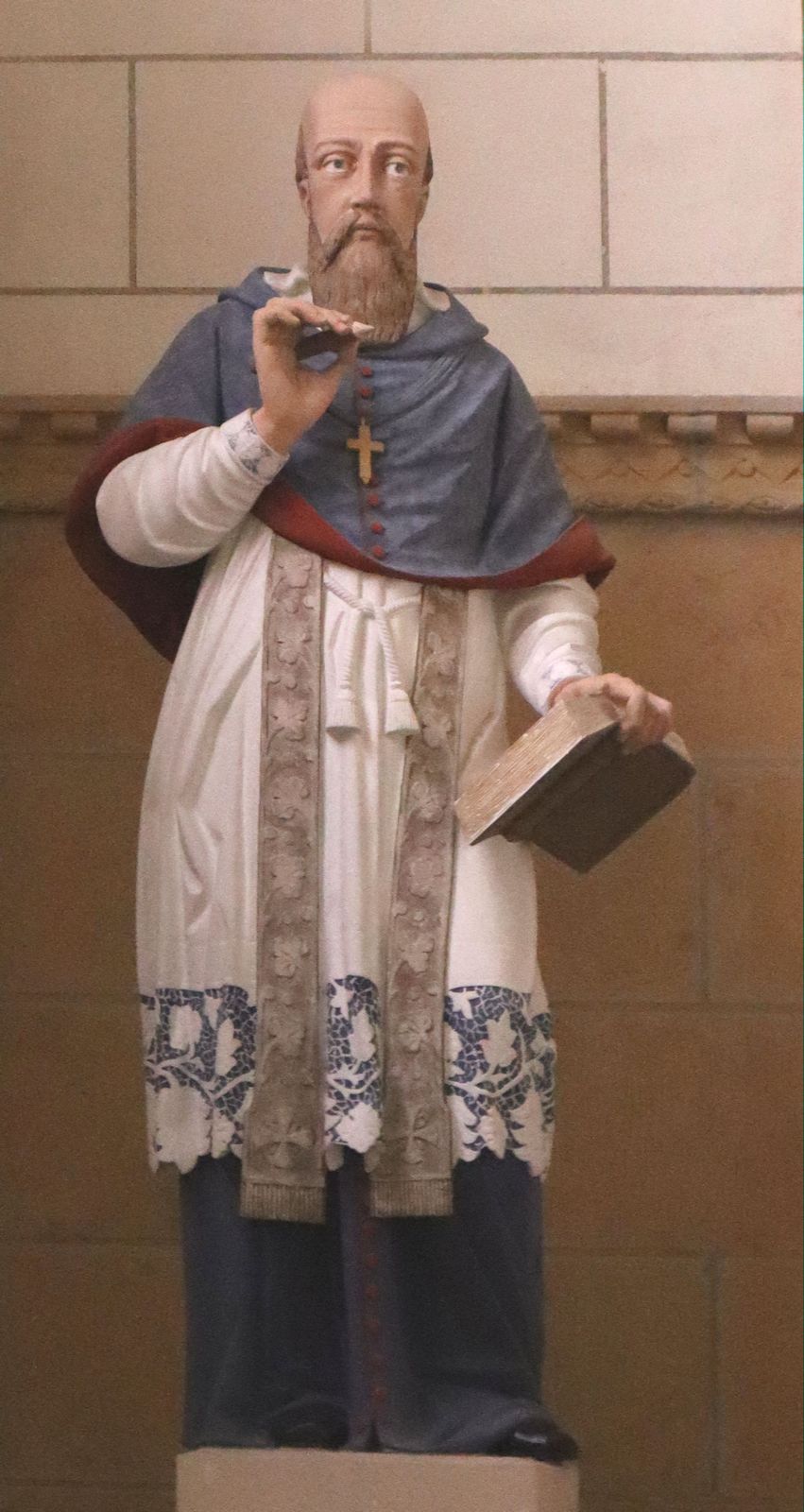 Statue in der Kirche des Klosters der Visitatinnen
in Moulins im Département Allier in Frankreich