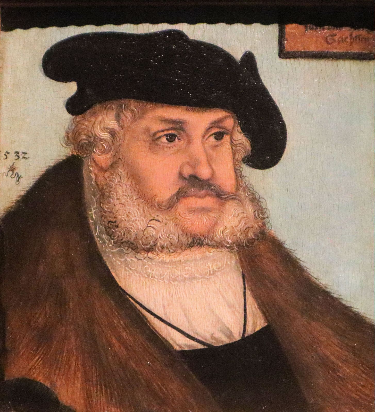 Lukas Cranach d. Ä.: Friedrich der Weise im Alter, 1525, Privatbesitz