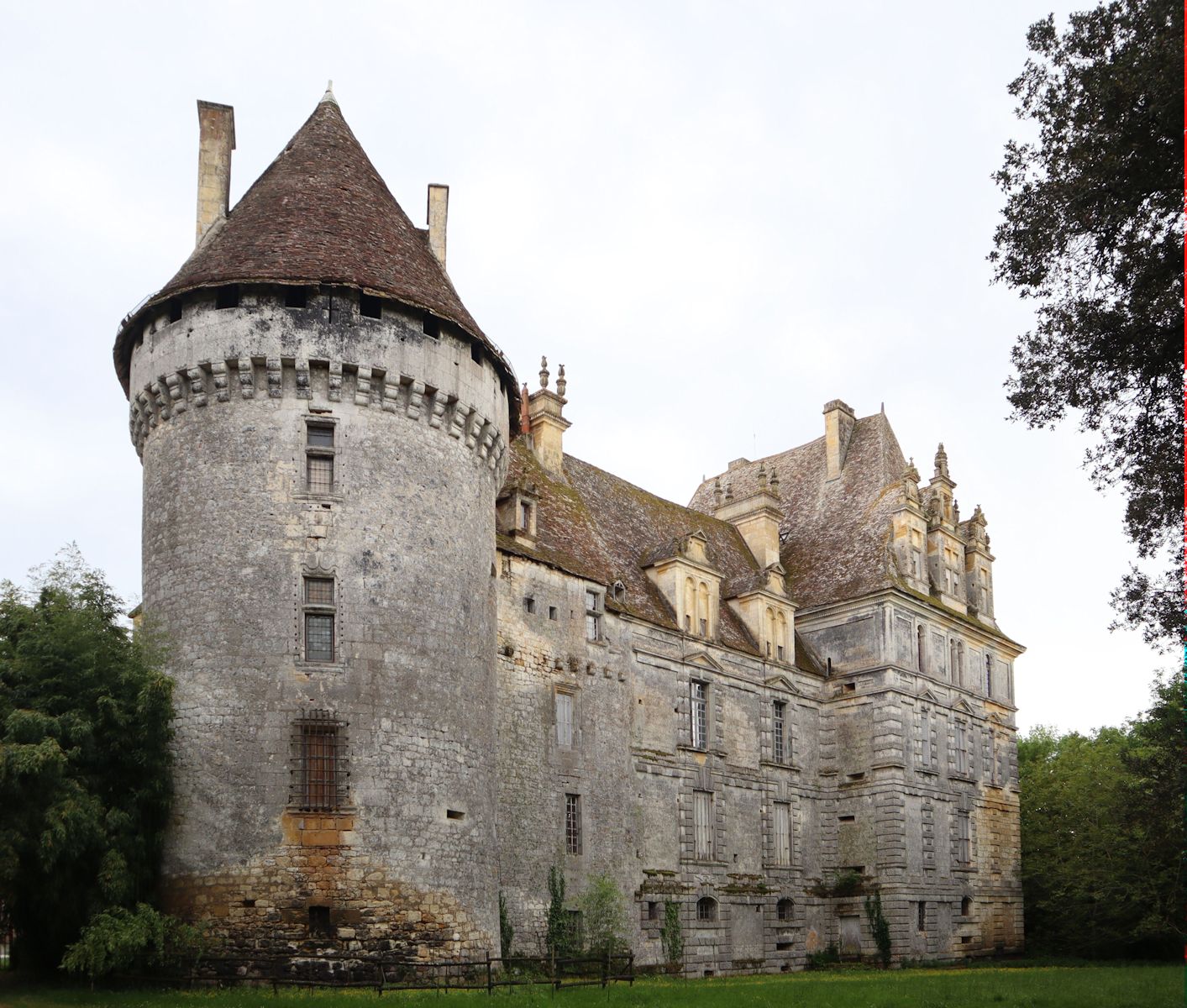 Schloss in Lanquais