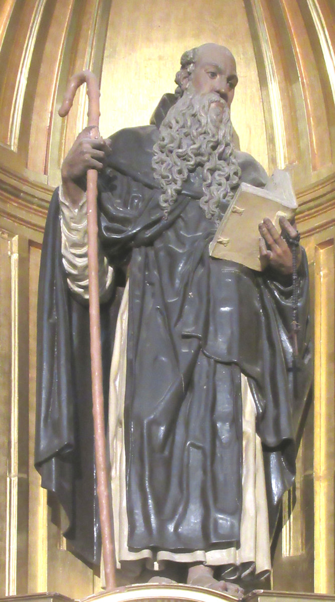 Statue: Fructus, 18. Jahrhundert, in der Fructus, Valentin und Engratia geweihten Kapelle in der Kathedrale in Segovia
