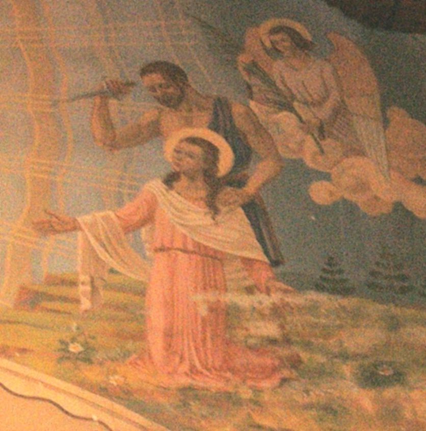 Fresko in der Kirche in Vrsar