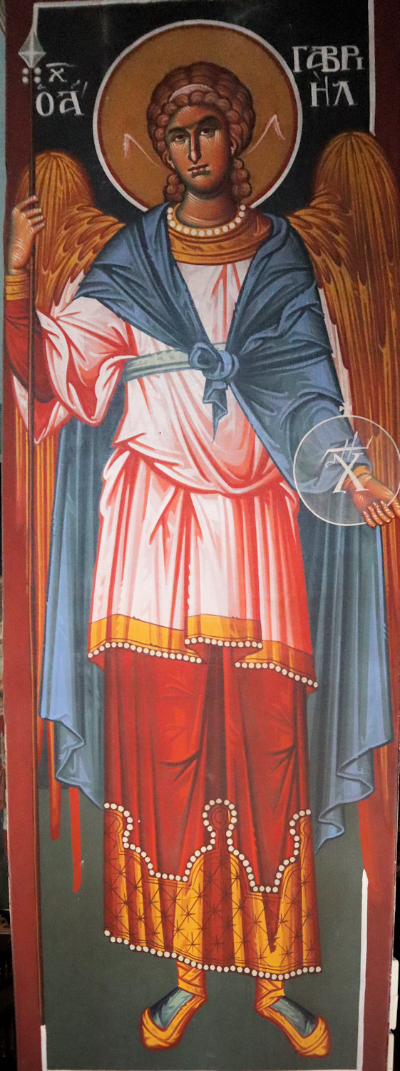 Fresko in der Georgios-Kirche in Arta in Griechenland