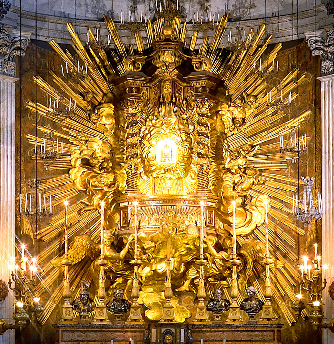 Das wundertätige Marienbild in der Kirche Santa Maria in Portico in Campitelli in Rom