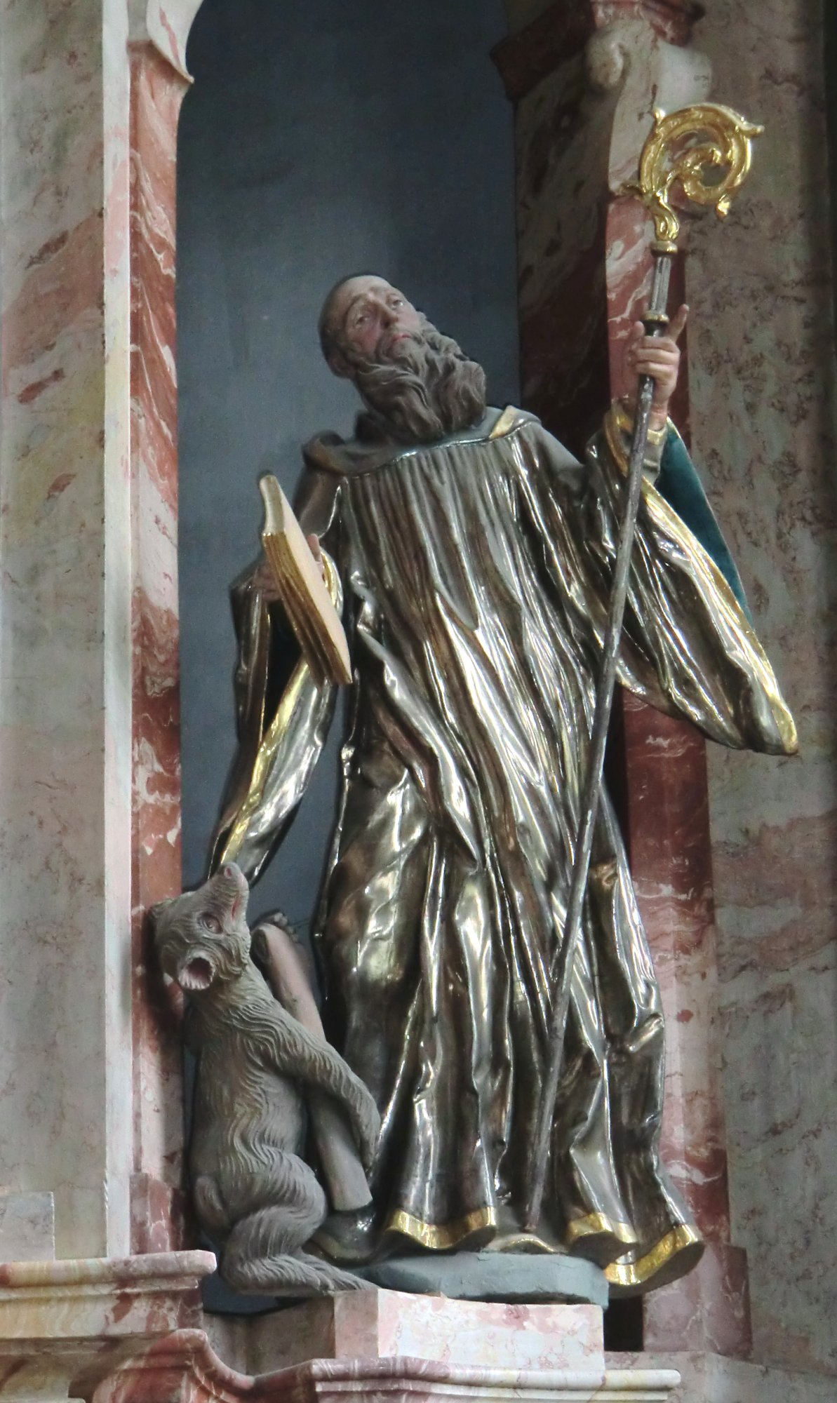 Johann Georg Brehm: Statue, 1789, in der Kirche St. Gallus in Bregenz