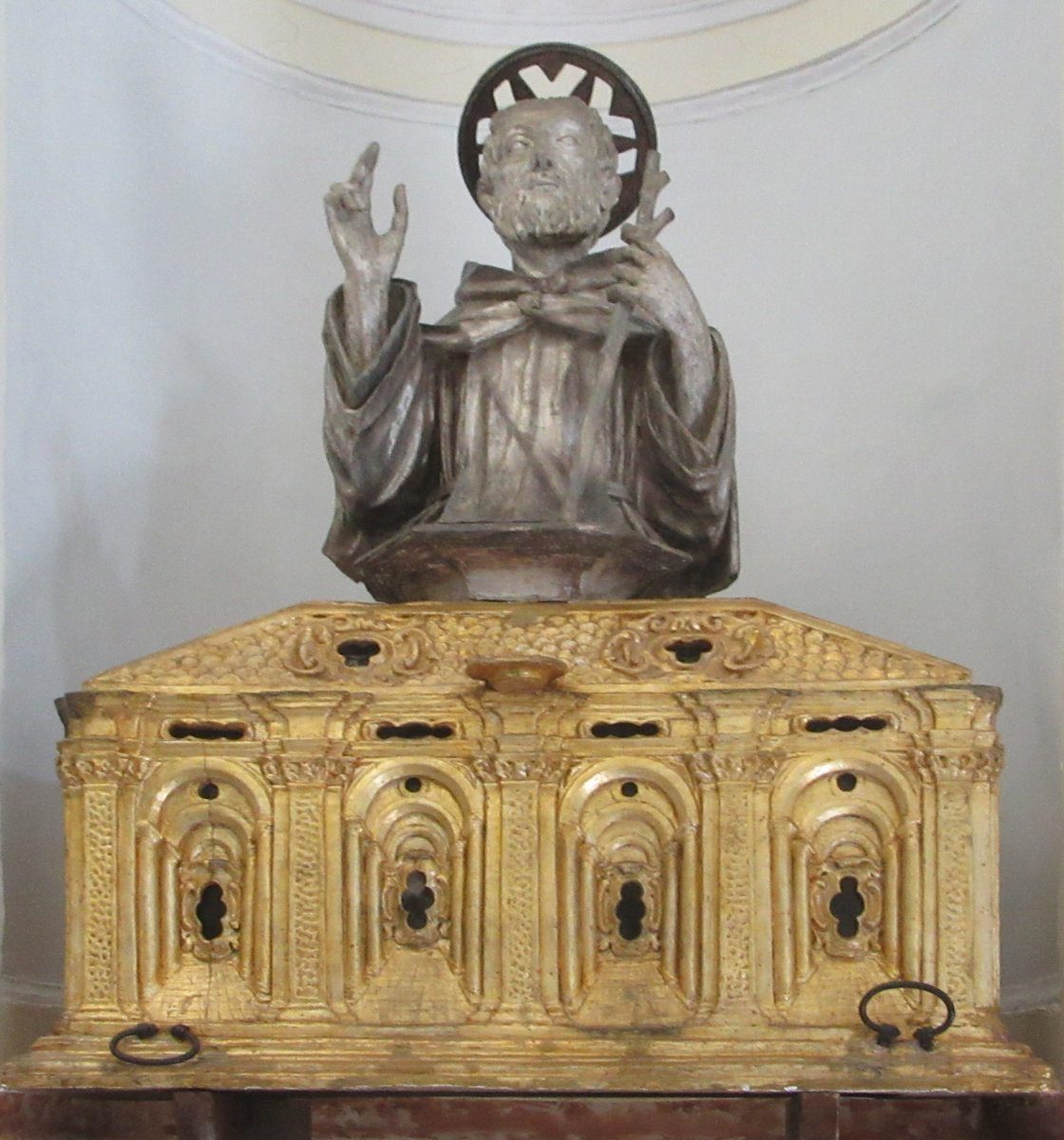 Andrea di Lea, Giuseppe li Muli sowie Giuseppe und Ninilio Gagini: Reliquiar, in der Mutterkirche in Polizzi Generosa