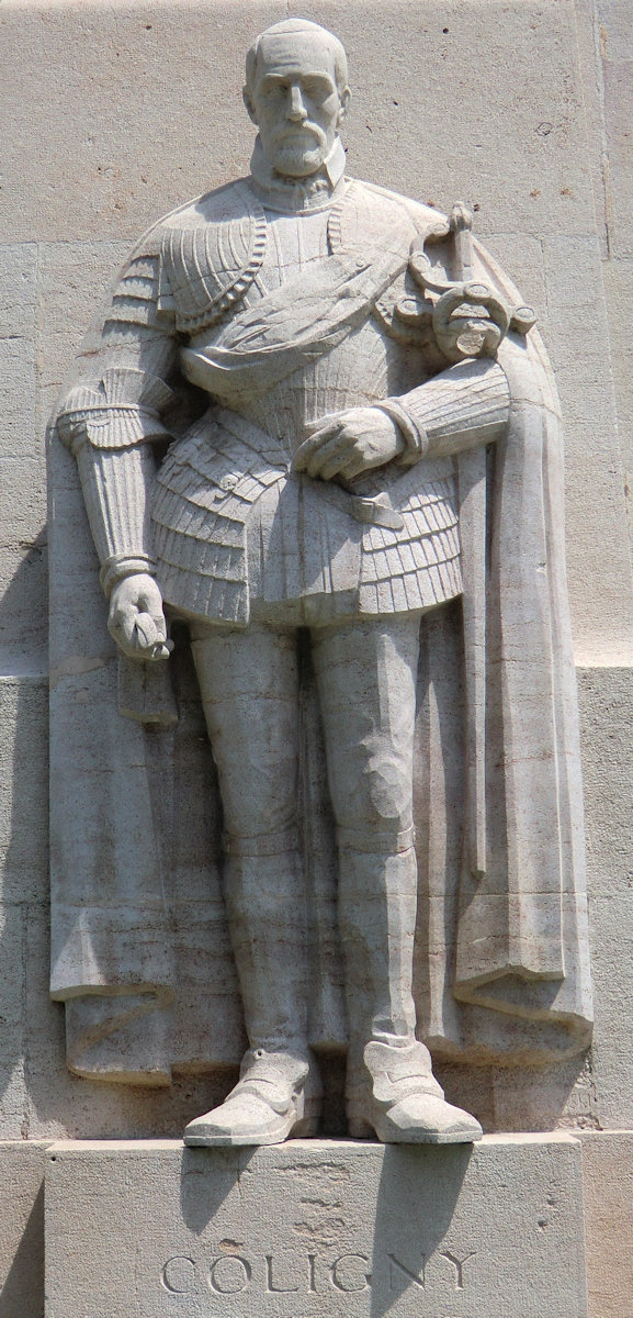 Gaspard de Coligny am Reformationsdenkmal in Genf, 1909 - 1917