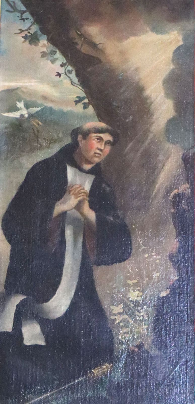 Wandbild in der Kirche Saint-Jean-l'Evangéliste in Aureil