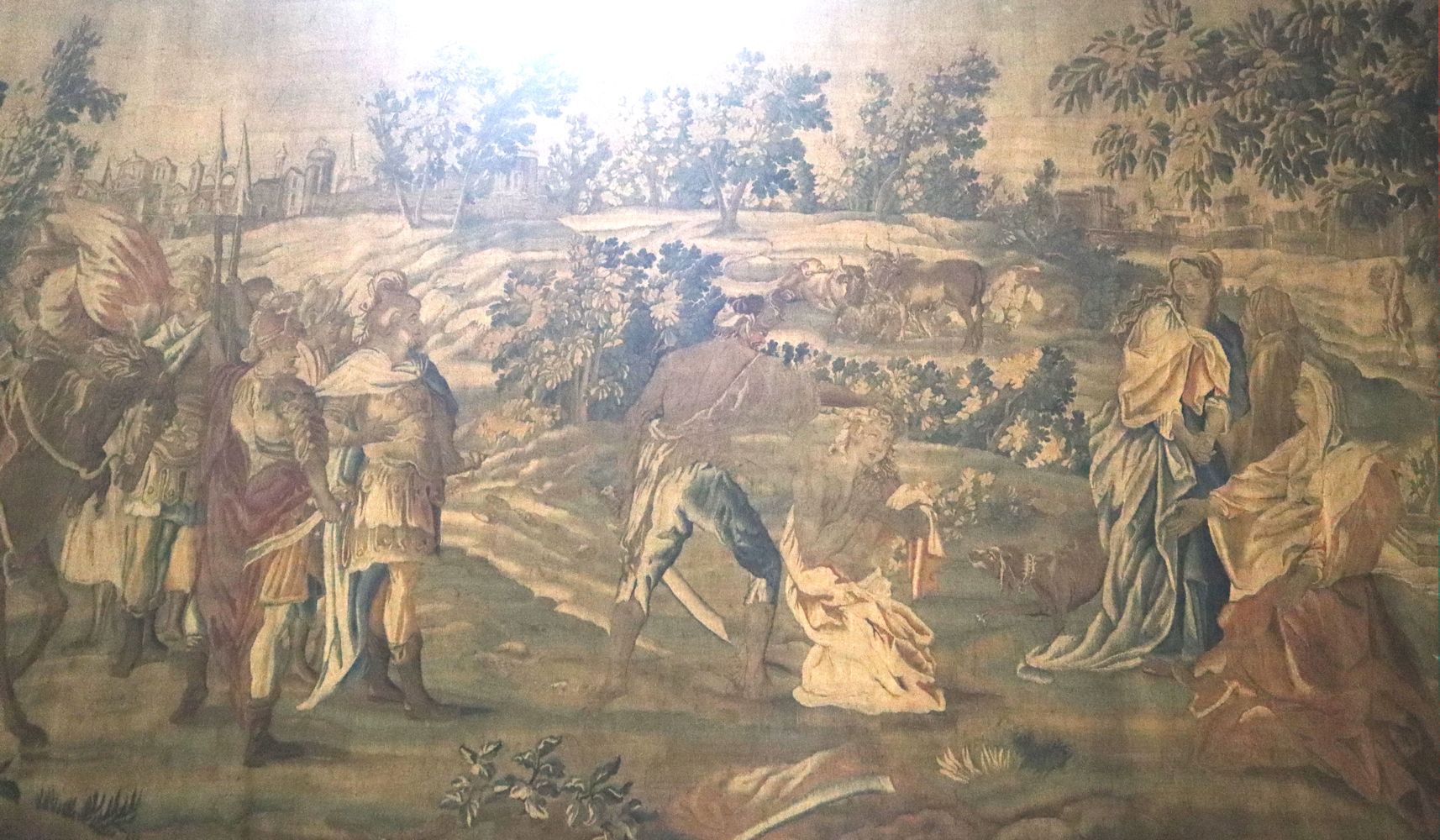 Mra Guillaumichon: Tapisserie, 1760, in der Kirche Saint-Pierr in Saint Gaudens