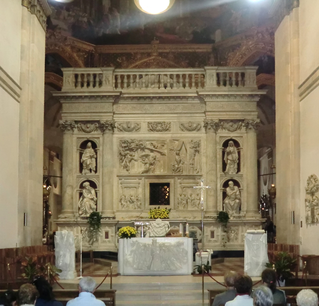 Marmorverkleidung des Heiligen Hauses in Loreto
