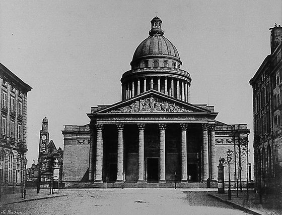 Foto von Eduoard Baldus, um 1855: Das Panthéon, die Kirche St-Geneviève in Paris