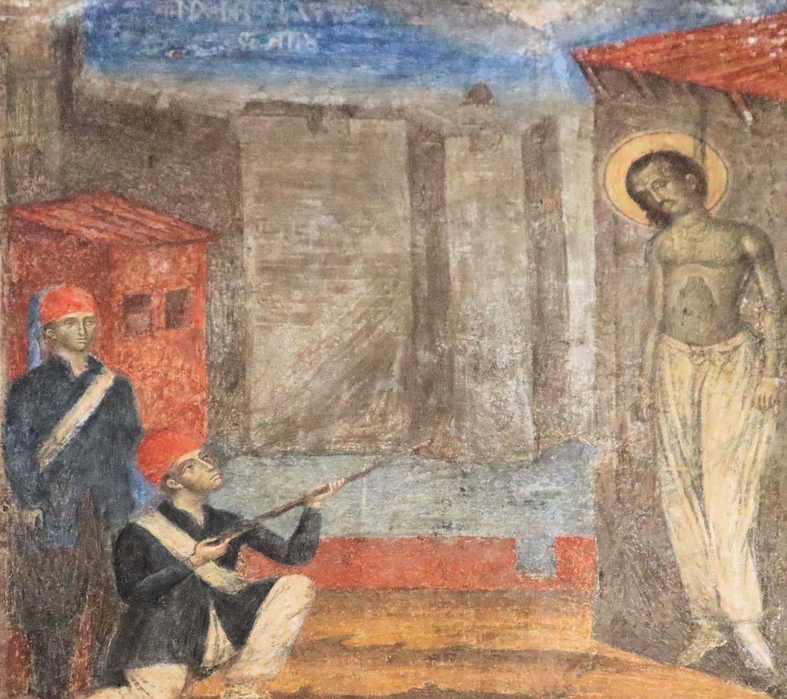 Fresko in der Kapelle an der Metropolitankirche in Ioannina