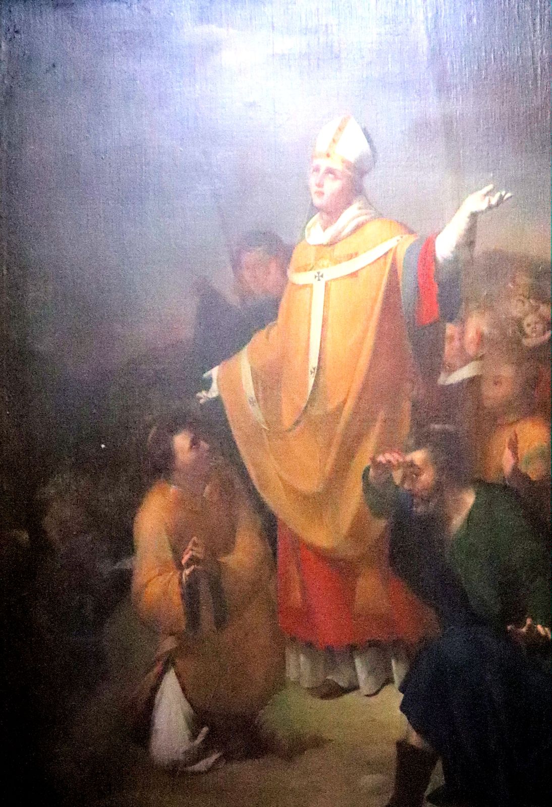 Gerald segnet Velletri, 1858, in der Kathedrale in Velletri