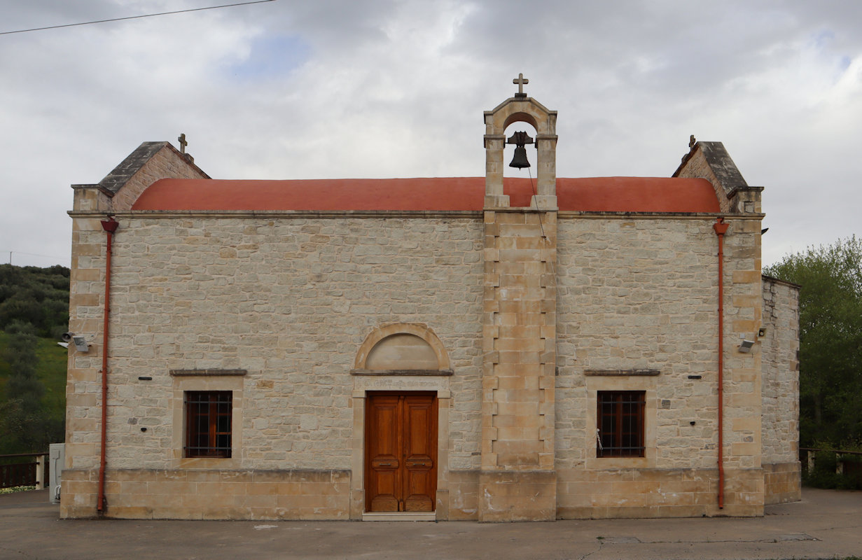 Die Gerasimos geweihte neue Kirche in Kalloni auf Kreta