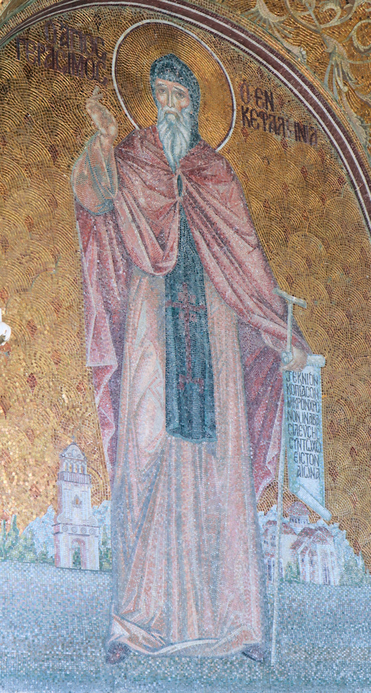 Mosaik an der Dionysioskirche in Zakynthos-Stadt