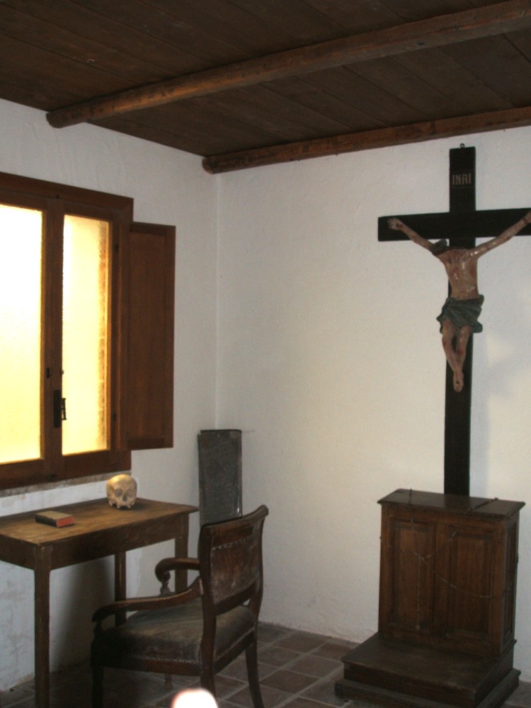 Gerhards Sterbezimmer, im Museum des Santuario in Materdomini
