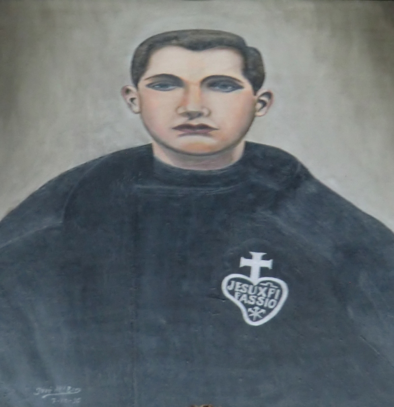 Josef Maria vom Hinscheiden Jesu Ruiz Martínez, Bild in der Jakobus-Kirche in Puente La Reina