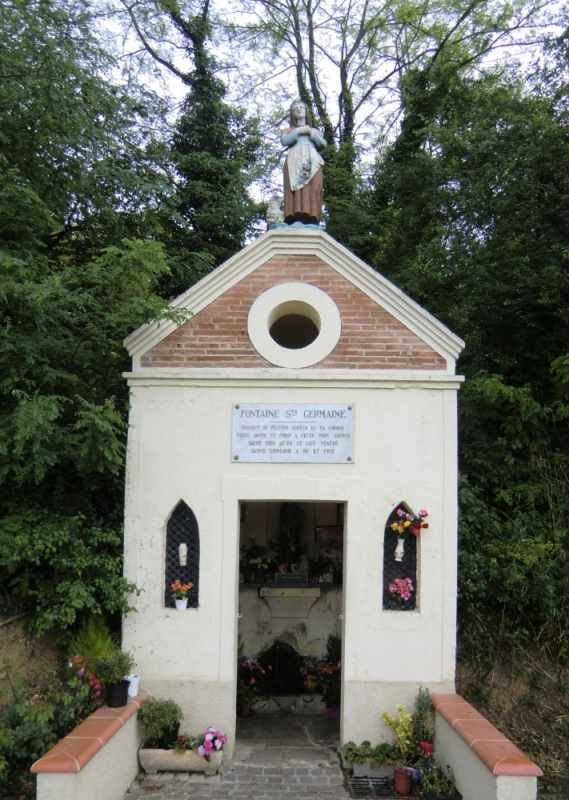 Nahe Pibrac ist Germanas Quelle mit einer kleinen Kapelle
