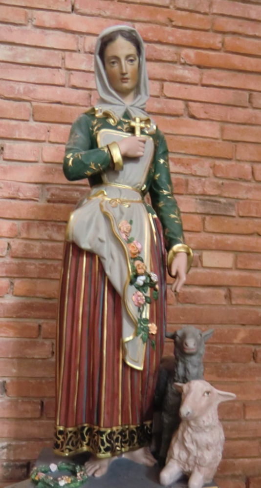 Statue im Sanktuarium in Pibrac