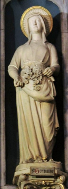 Statue in der Kathedrale in Perpignan