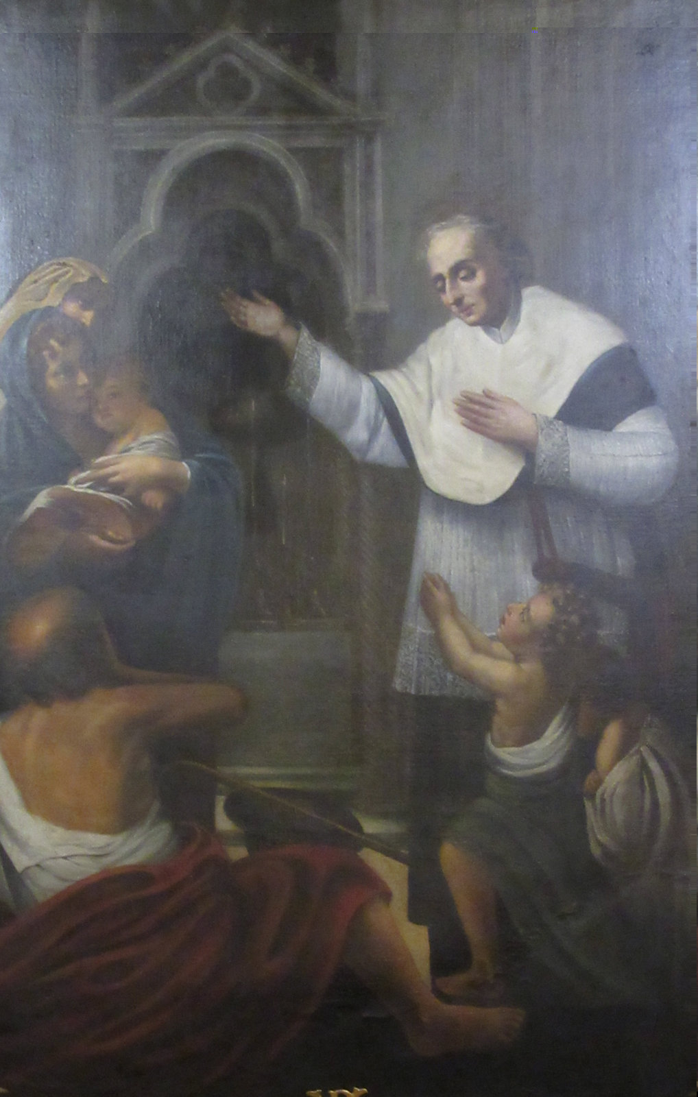 Bild in der Kirche Santa Maria in Cosmedin in Rom
