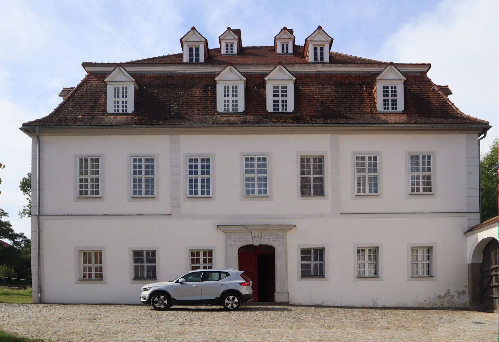 „Schloss” in Berthelsdorf, 1789 bis 1913 Sitz der Kirchenleitung der Herrnhuter Brüdergemeine