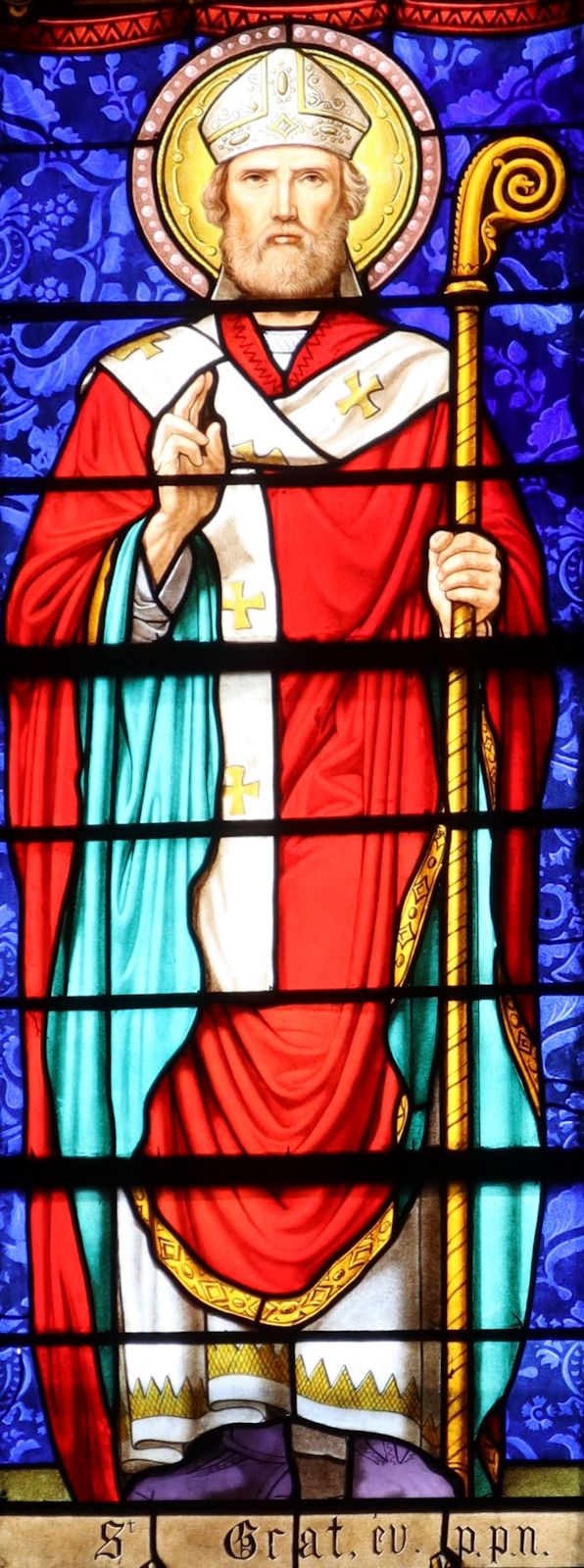 Glasfenster, um 1865, in der Kathedrale in Oloron-Sainte-Marie