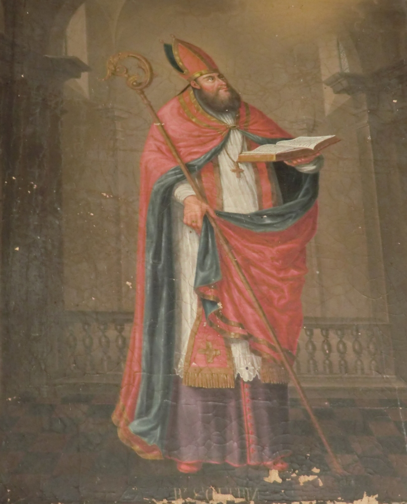 Bild in der Pfarrkirche St-Jean Baptiste de Plan in Saint-Jean-d'Aulps