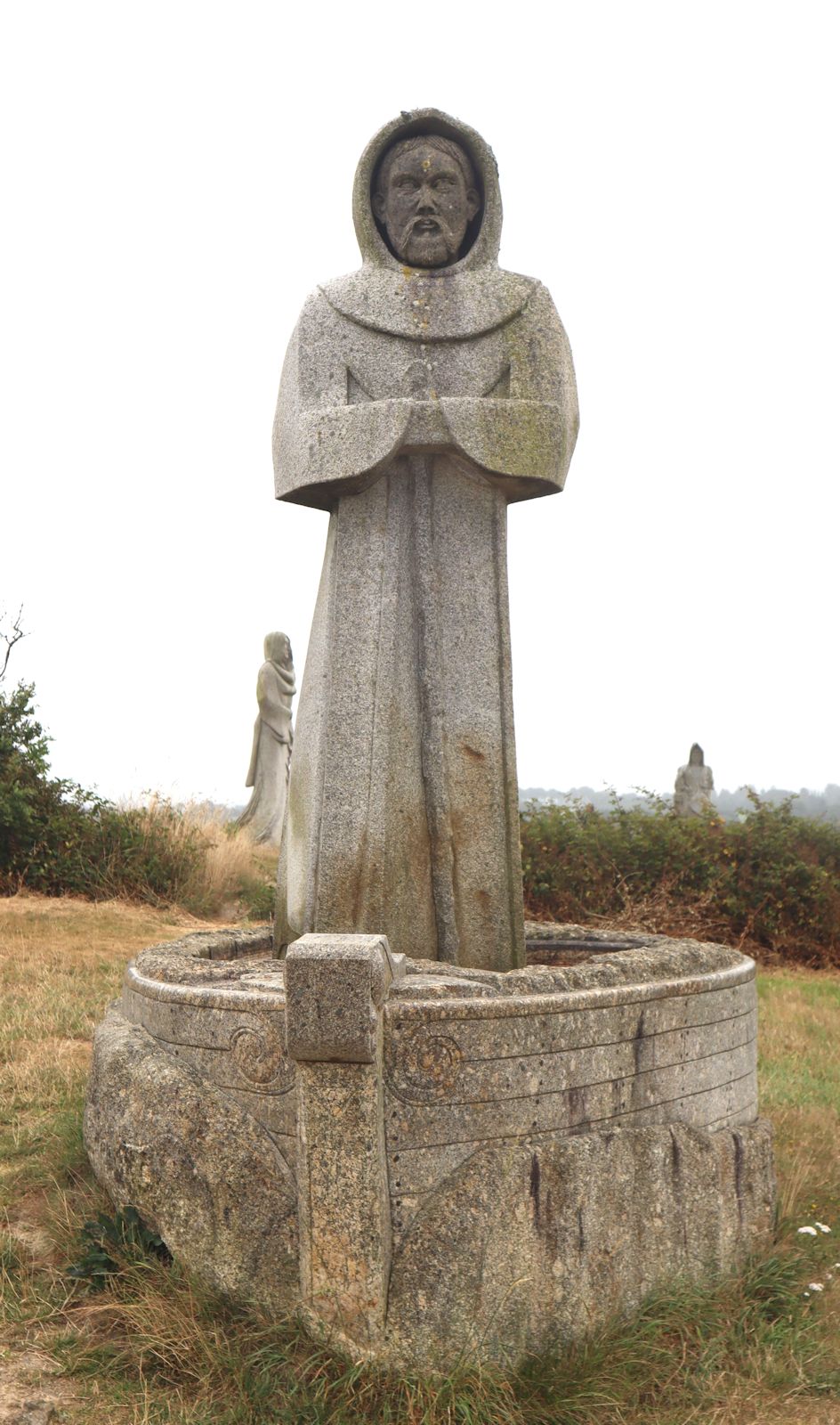 Patrice Le Guen, Xavier Tanguy: Statue, 2014, im „Vallée des Saints” nahe Carnoët bei Saint-Brieuc