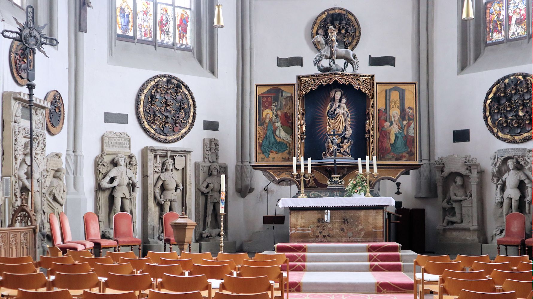 Chor der Gumbertuskirche in Ansbach