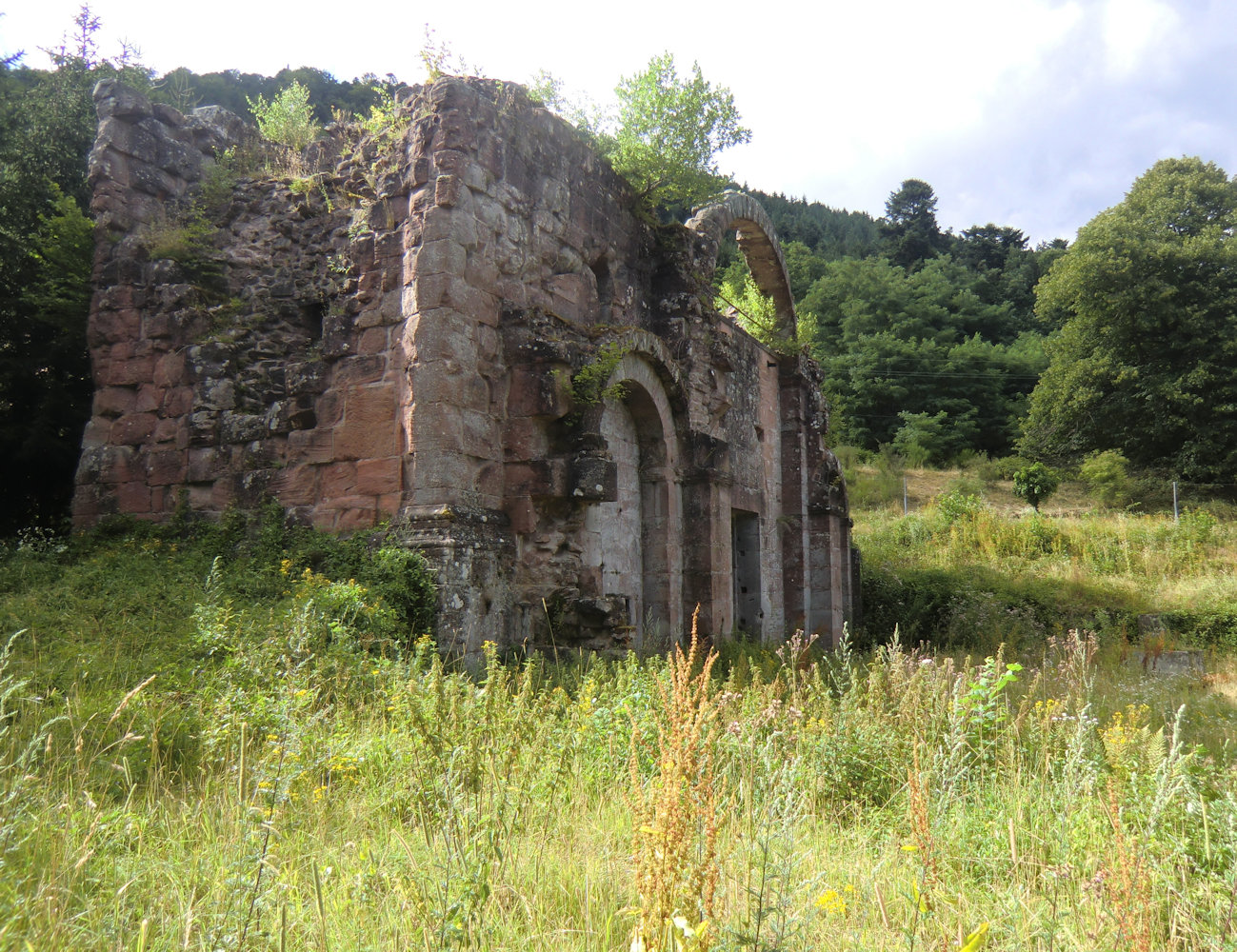 Ruine der Kirche des Klosters Niedermünster