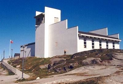 Die nach Hans Egede benannte Kirche in Nuuk