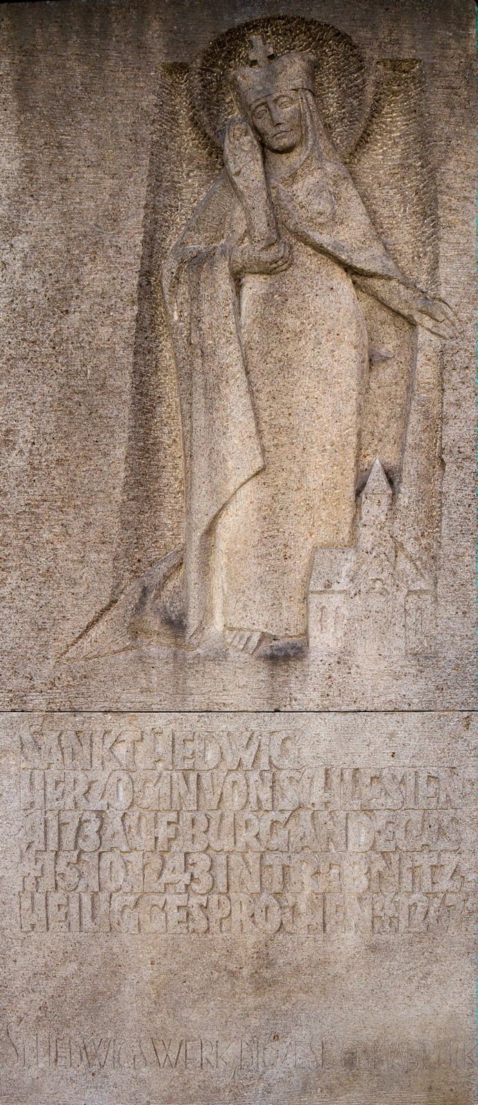 Gedenkstein am Aufgang zur Klosterkirche Andechs