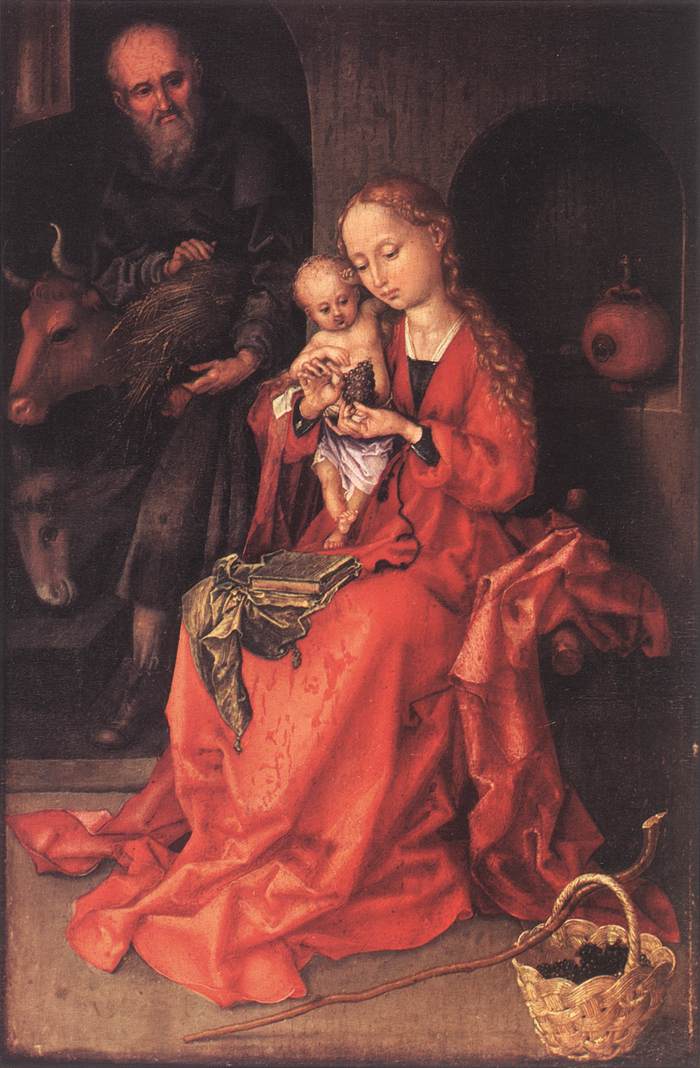 Martin Schongauer: Die Heilige Familie, 1475 - 80, im Kunsthistorischen Museum in Wien