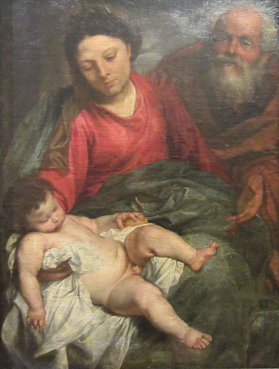 Anton van Dyck: die heilige Familie, um 1624, in der Sakristei der Kathedrale in Toledo