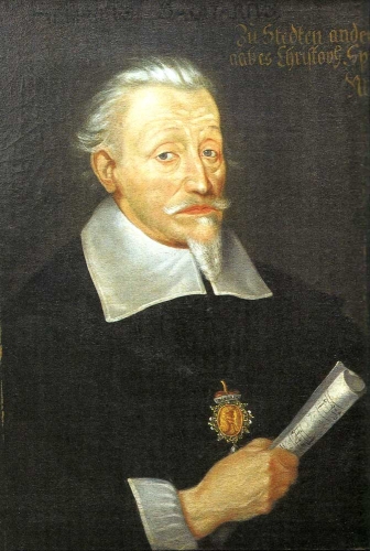 Christoph Spetner: Heinrich Schütz im Alter von etwa 70 Jahren, um 1655, Universität Leipzig