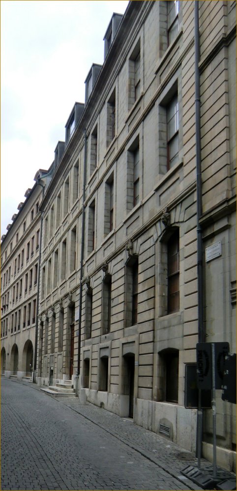 In diesem Haus war ab 1852 das erste Lokal des CVJM Genf
